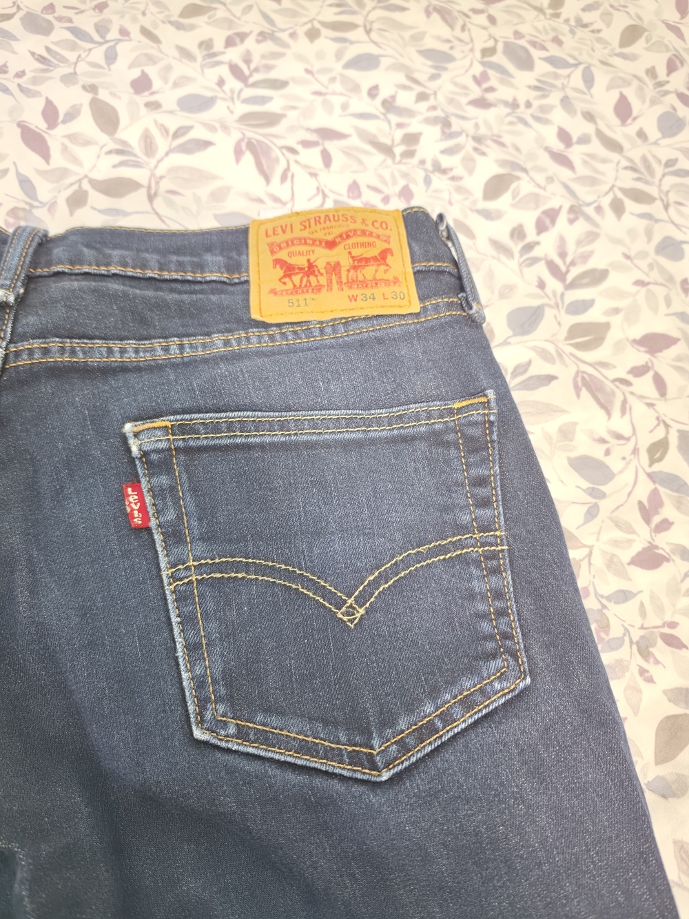 Levi's Men's Dark Blue 511 Slim Jeans